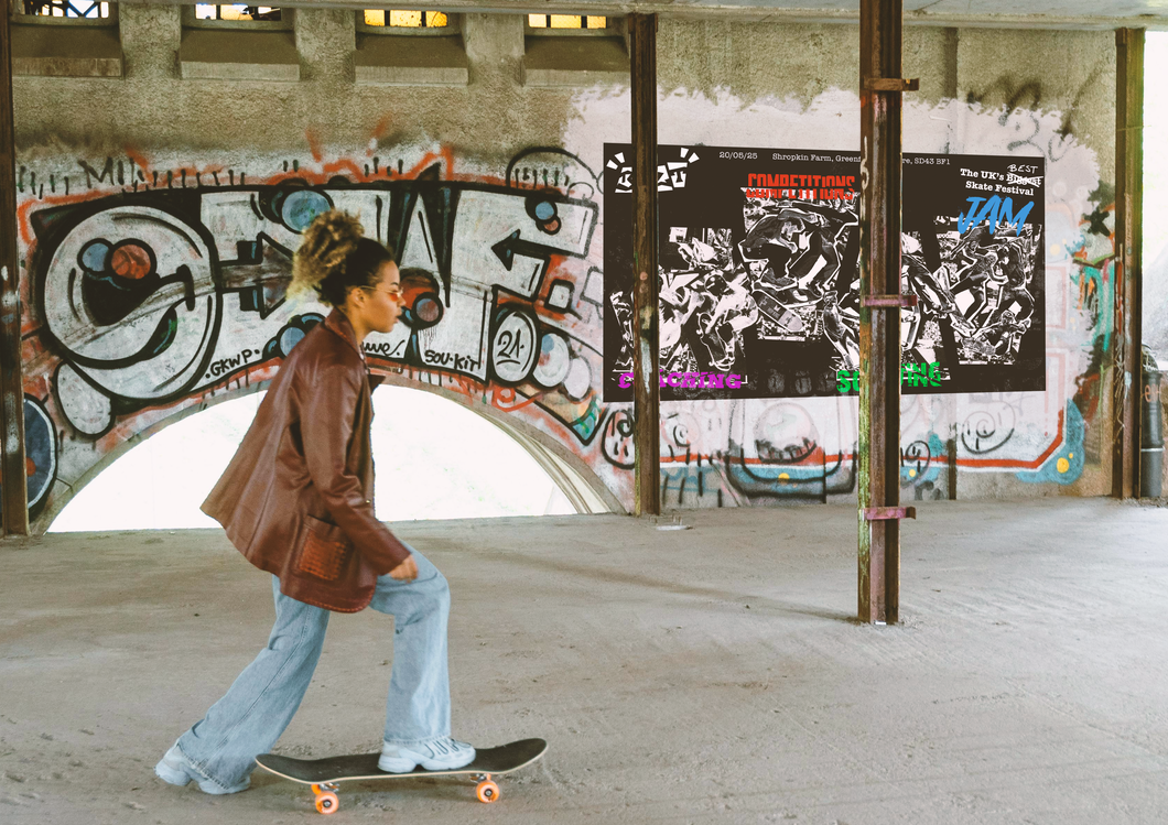 BOLT — Poster In Situ — Skatepark Mockup
