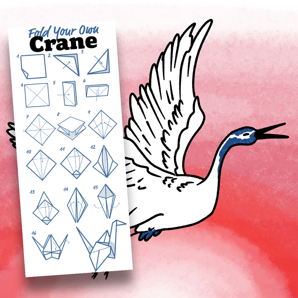 The Art of Origami — Fold-Your-Own Crane Instructional