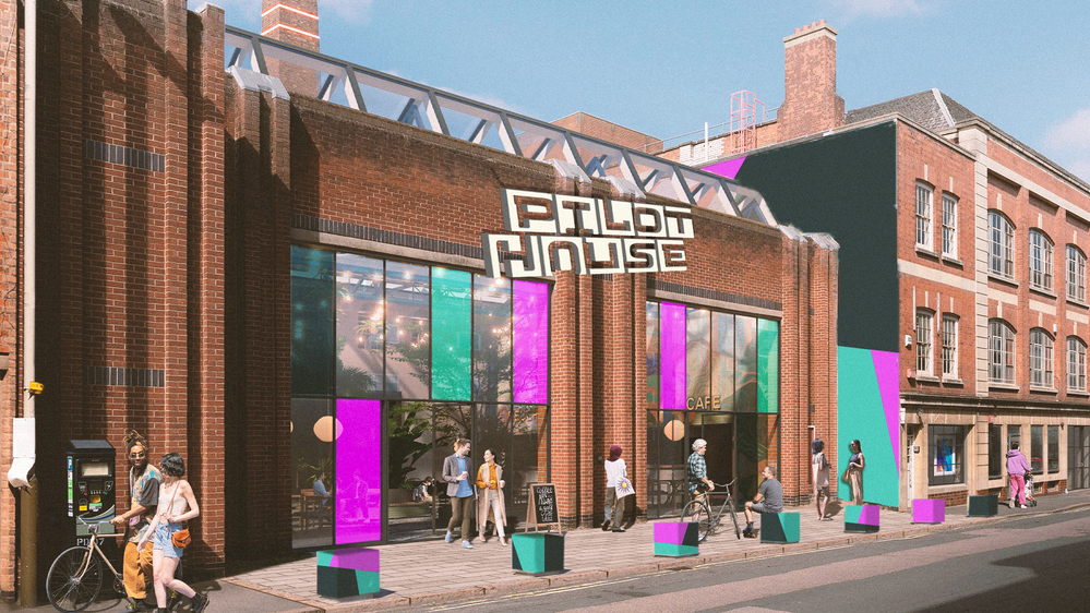 Pilot House — Exterior Signage Rendition